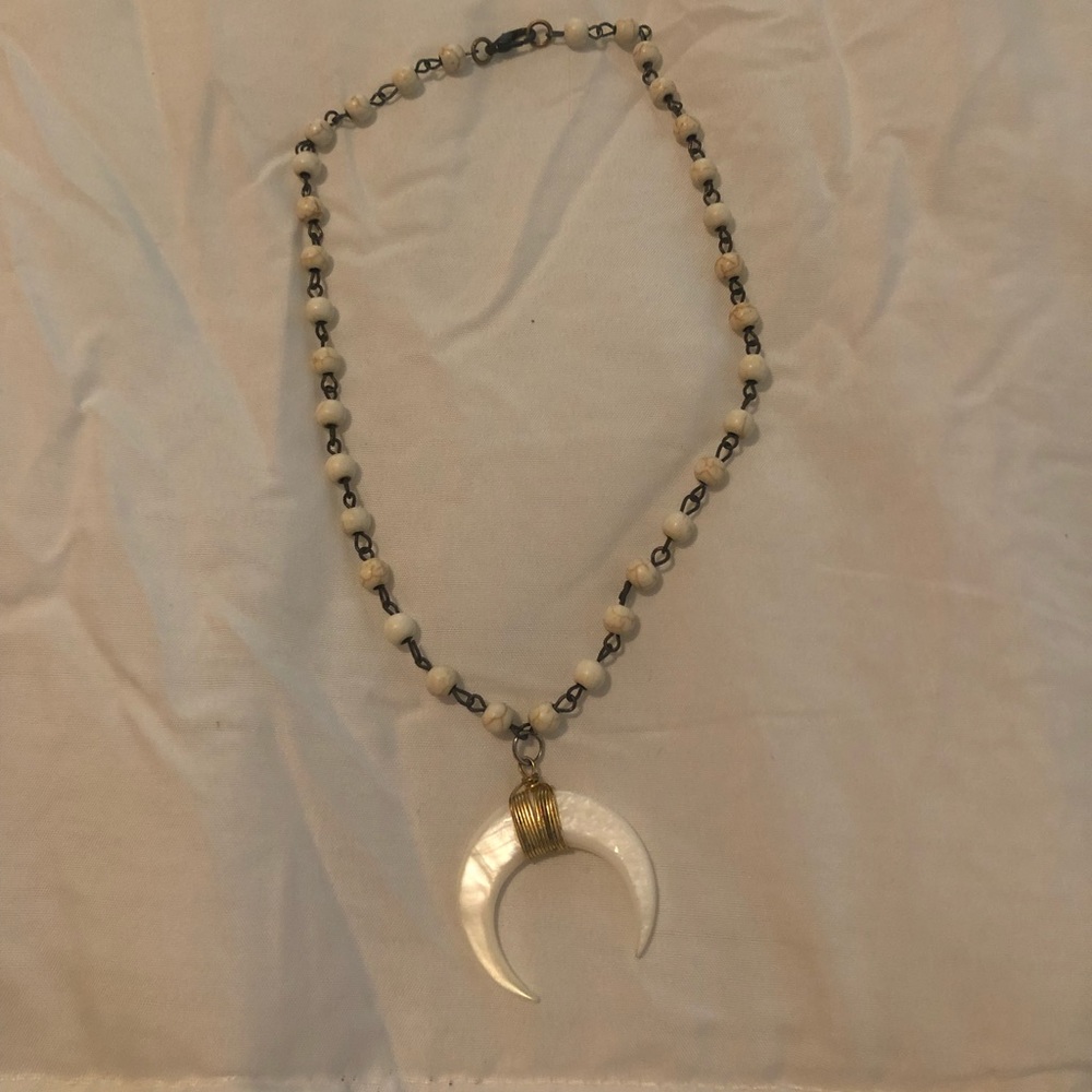 Sorority horned necklace